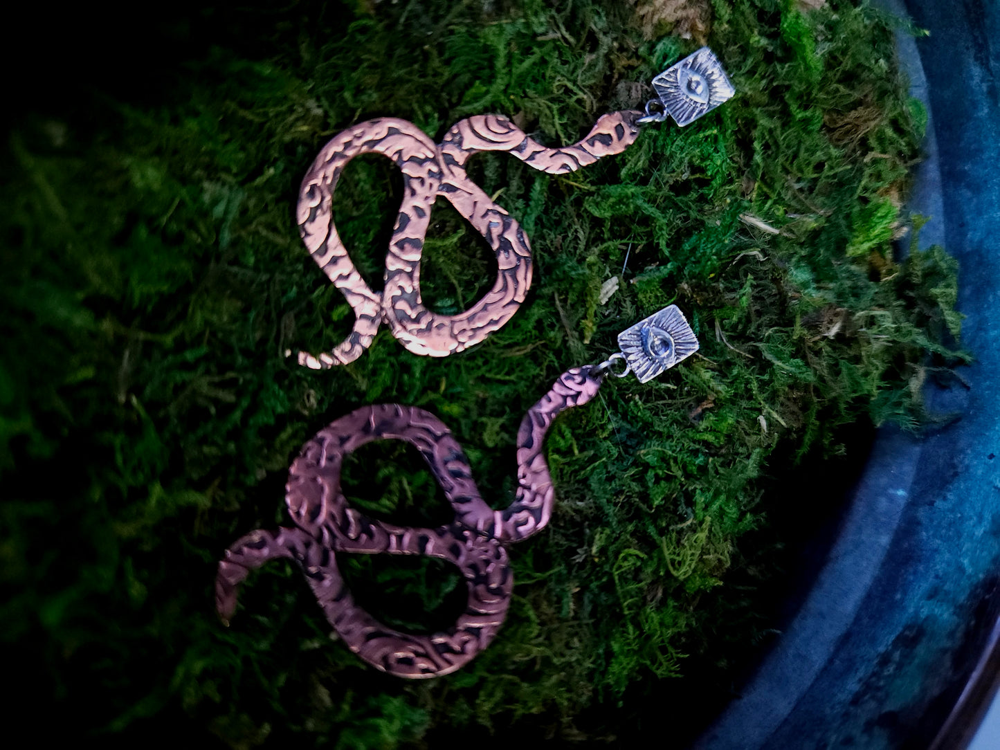 Boucles d'oreilles Serpent Mystique