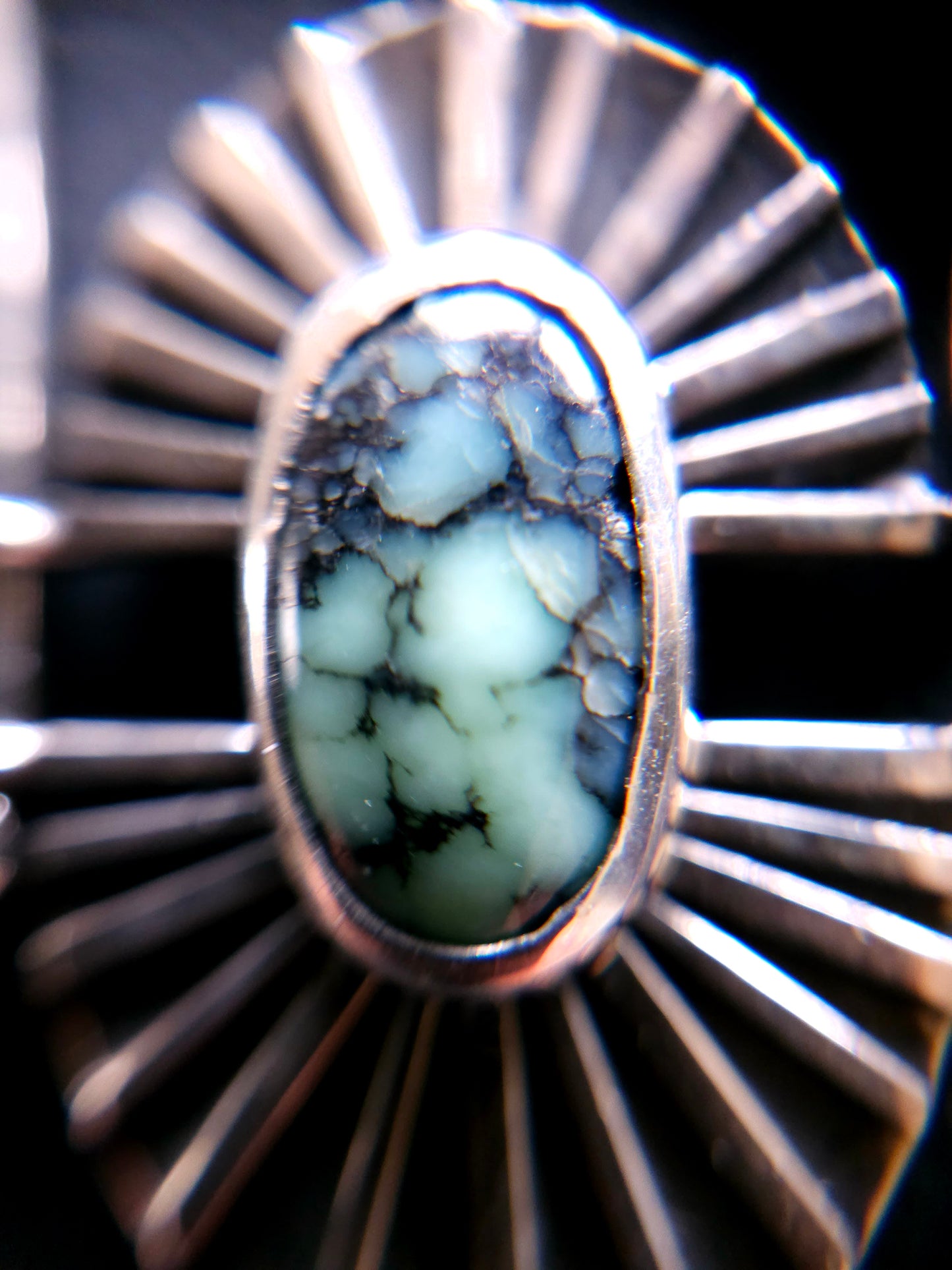Bilịm, pendentif en argent Sterling et variscite