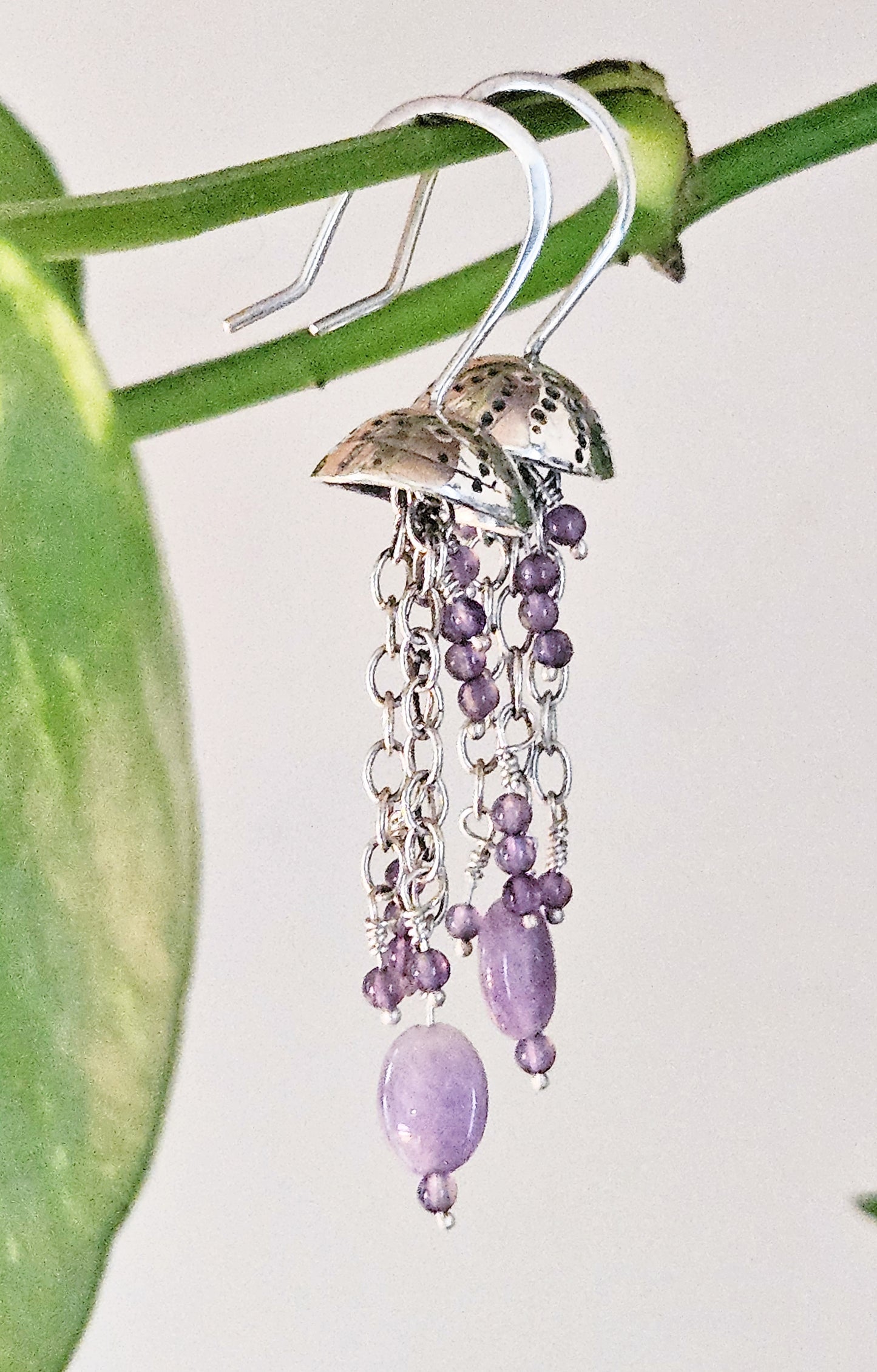 Boucles d'oreilles Méduse