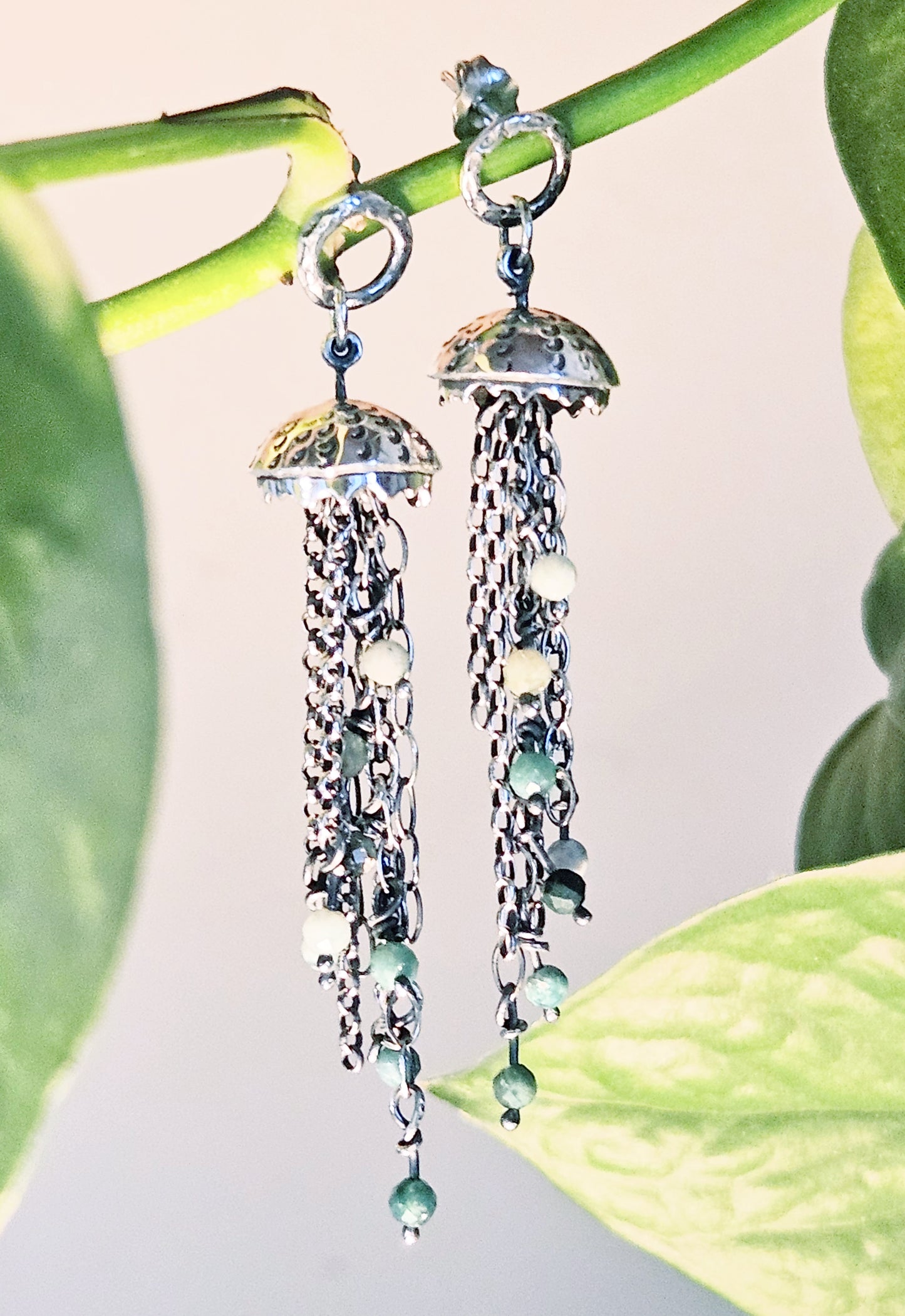 Boucles d'oreilles Méduse