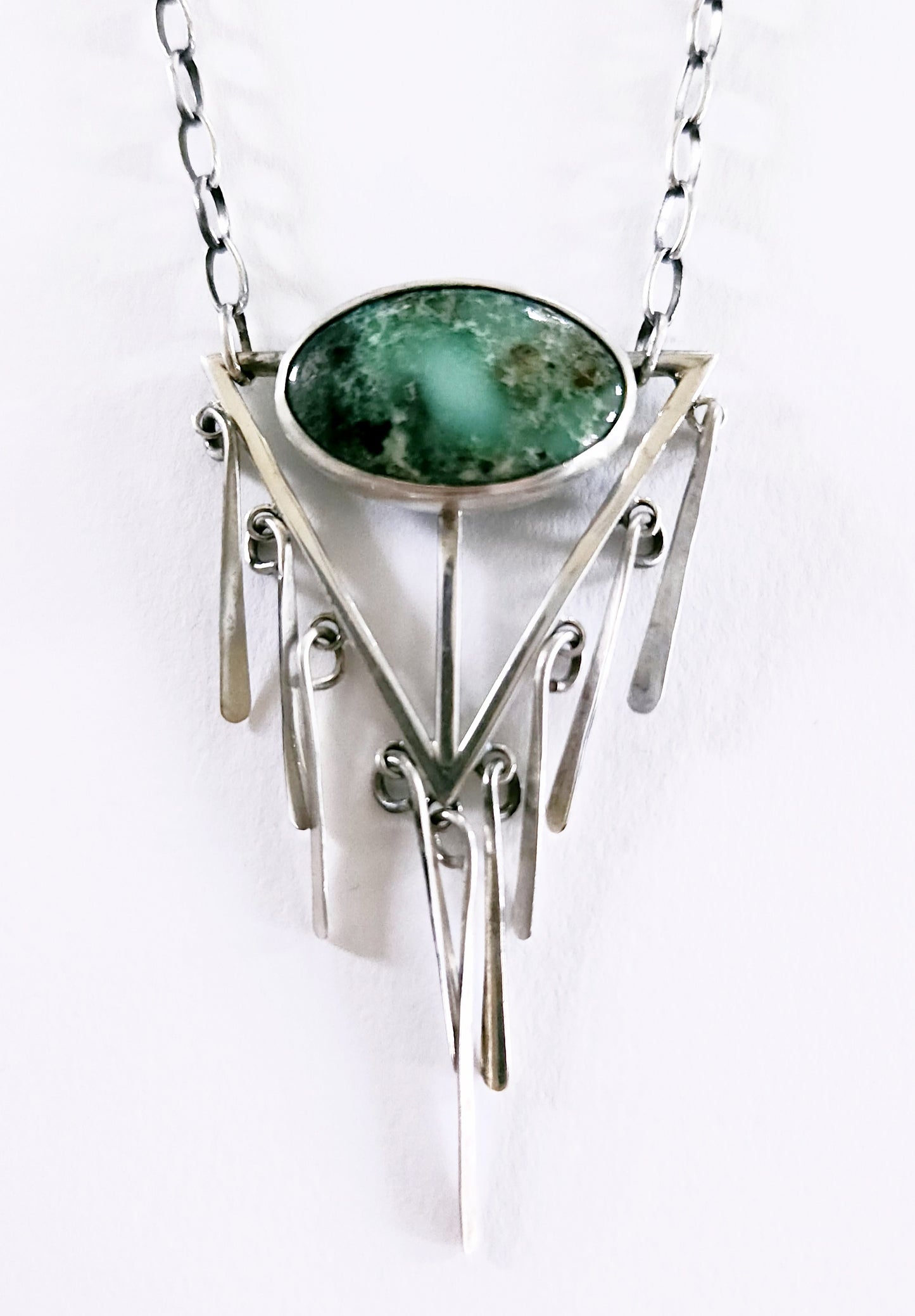 Eiira, pendentif en argent Sterling et variscite