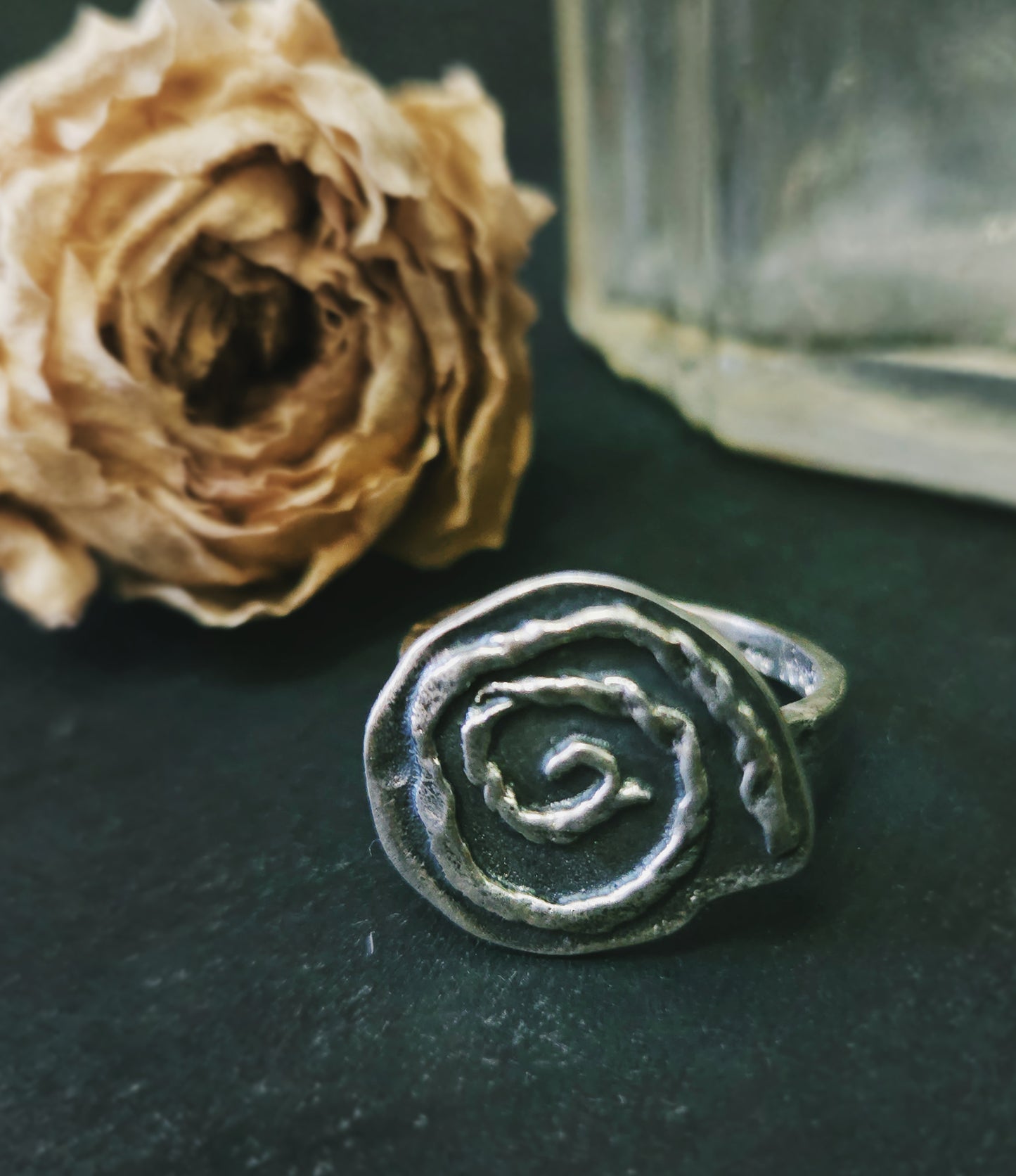 Bague Spirale en argent Sterling