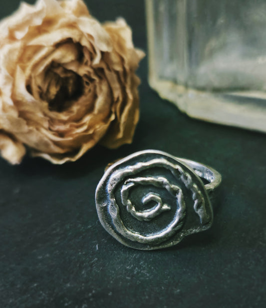 Bague Spirale en argent Sterling