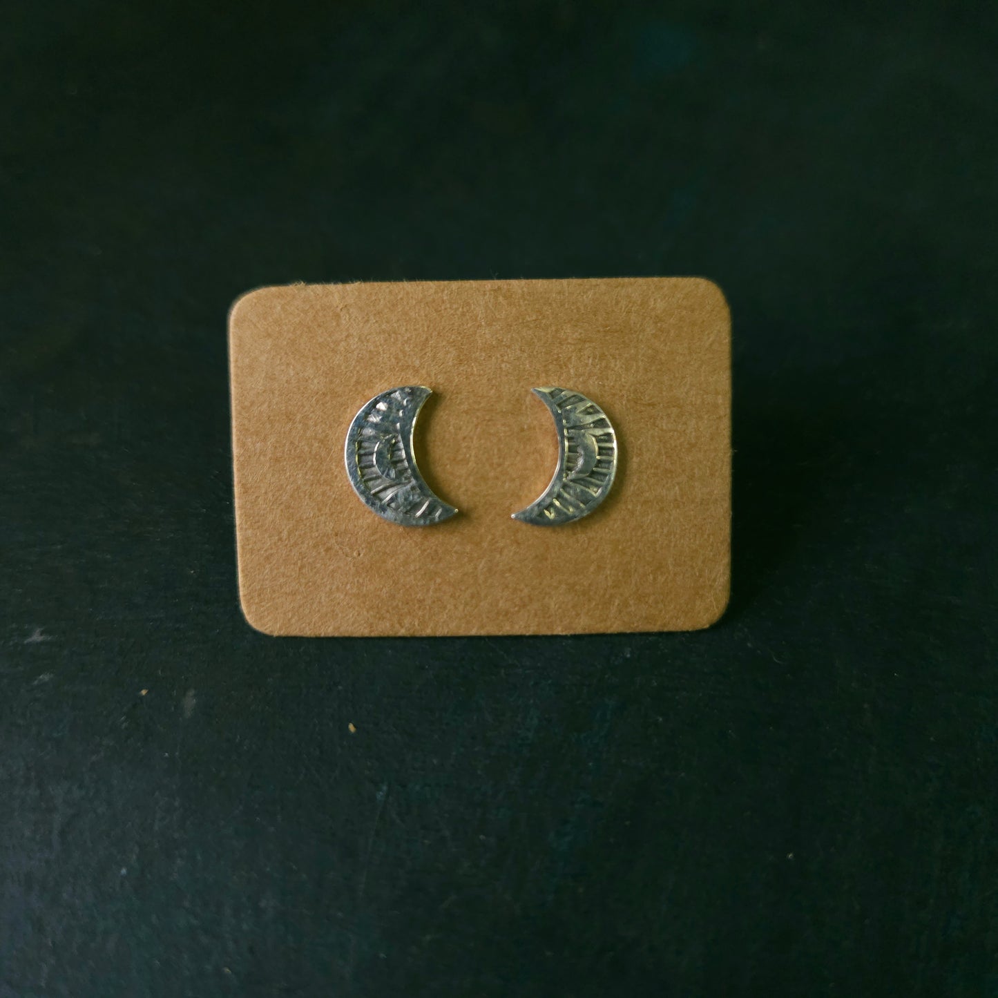 Boucles d'oreilles à tiges Lunes