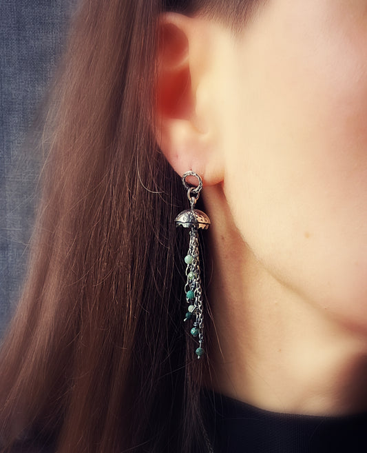 Boucles d'oreilles Méduse